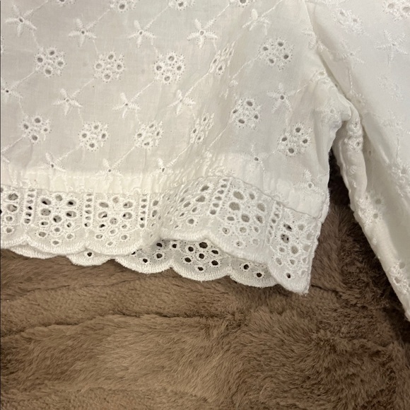 GAP White Eyelet Shift Dress NWOT Size XS - Picture 7 of 11